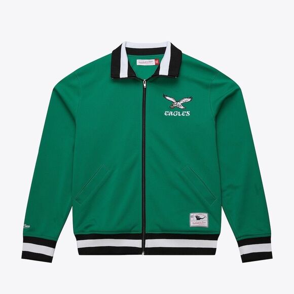 Mitchell & Ness Philadelphia Eagles Retro Full-Zip Track Jacket X- Large - Picture 1 of 11